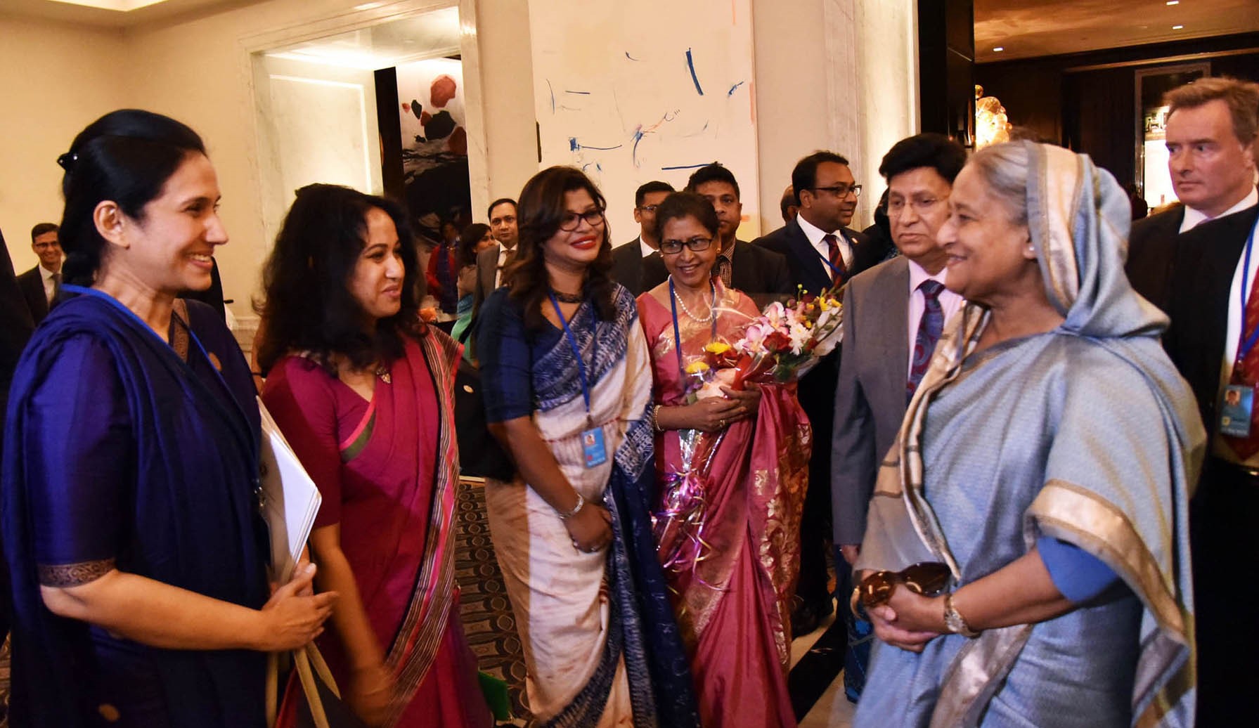 Sheikh Hasina in New York to attend UNGA meeting Sheikh Hasina in New York to attend UNGA meeting